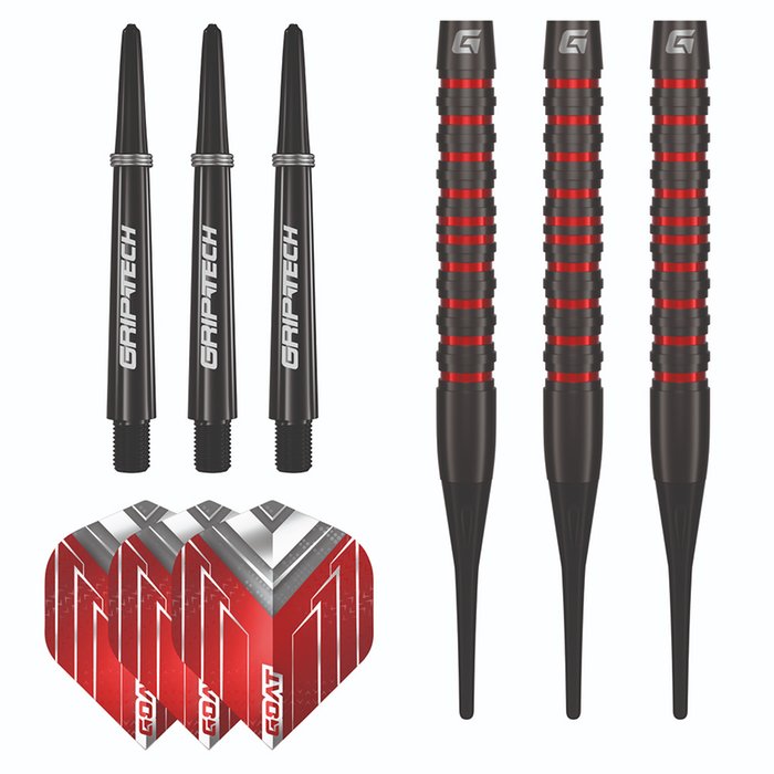 GOAT Podium Black Red Soft Tip Darts