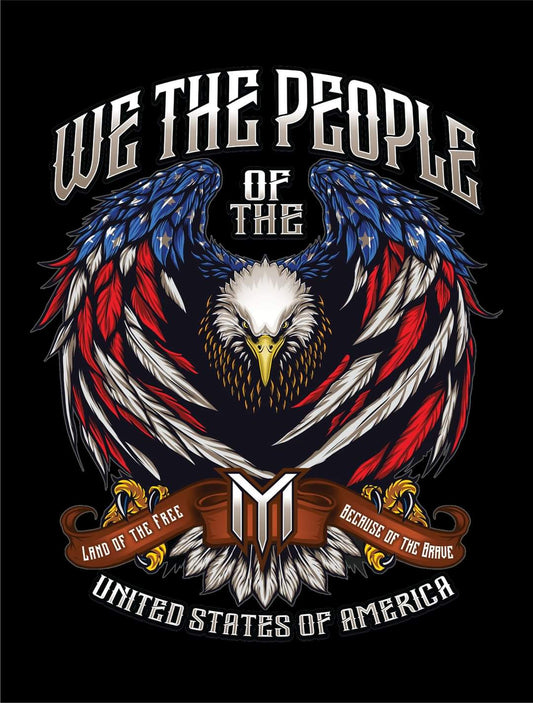 Monstah We The People Red, White & Blue jersey with pocket