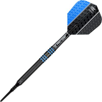 Target Vapor-8 Black Blue 2ba Soft Tip Darts - 18g