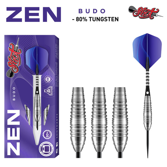 Zen Budo Steel Tip Dart Set-80%-Tungsten-23gm