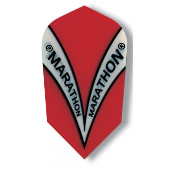 Marathon Red Dart Flights  Slim
