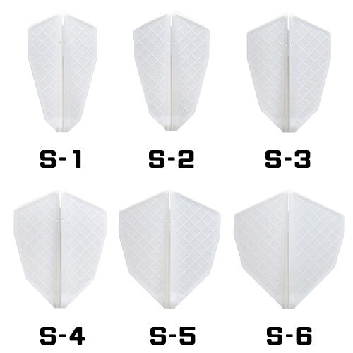 Fit Flight Pro Dart Flights - S Series White