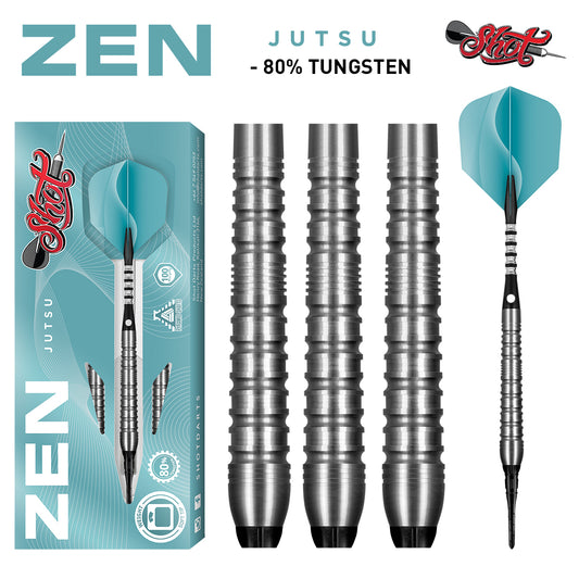 Zen Jutsu Soft Tip Dart Set-80%-Tungsten