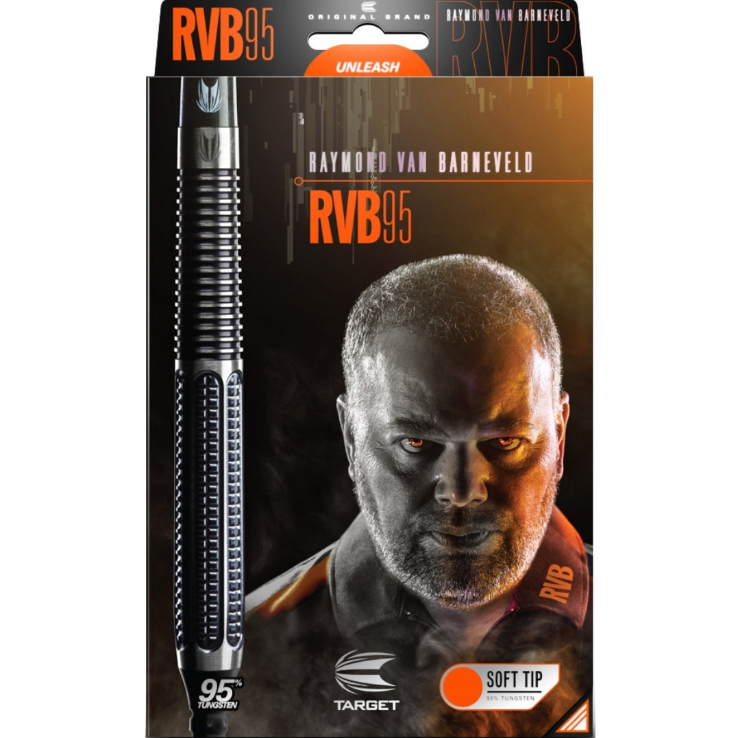 TARGET RAYMOND VAN BARNEVELD RVB 95 GEN 1 SOFT TIP DARTS - 19GM