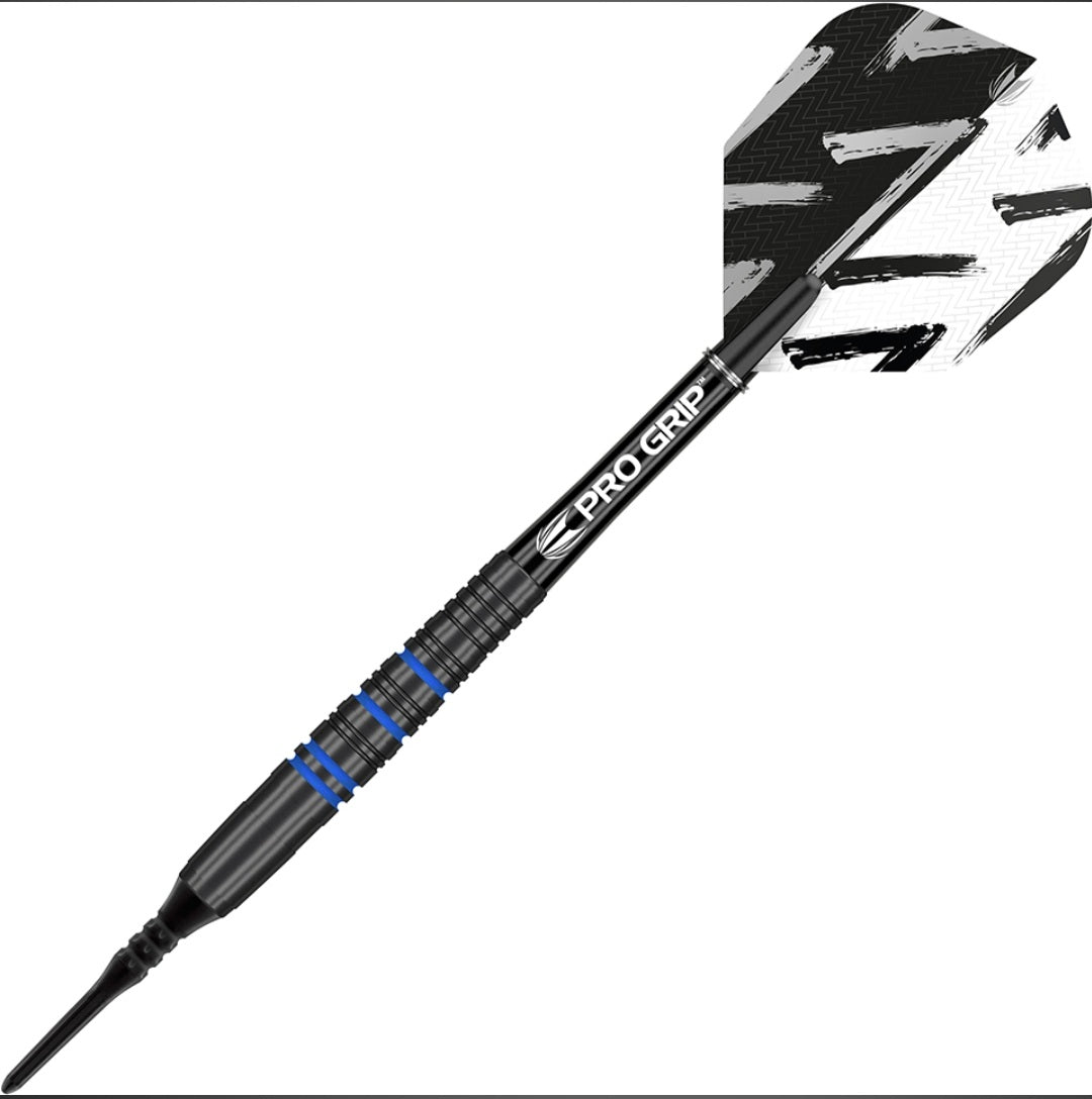 TARGET VAPOR Z BLUE SOFT TIP DARTS - 17GM