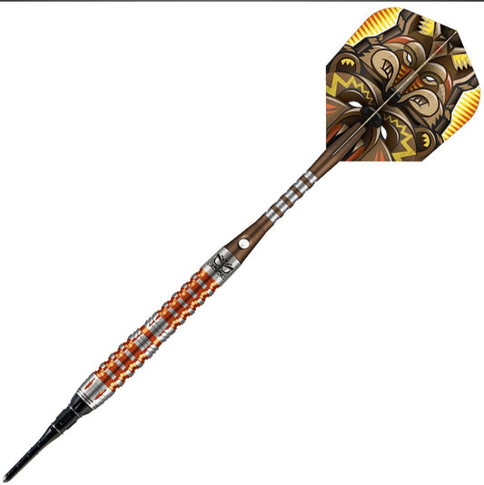 SHOT TOTEM 3 SOFT TIP DARTS - FRONT WEIGHTED 20GM