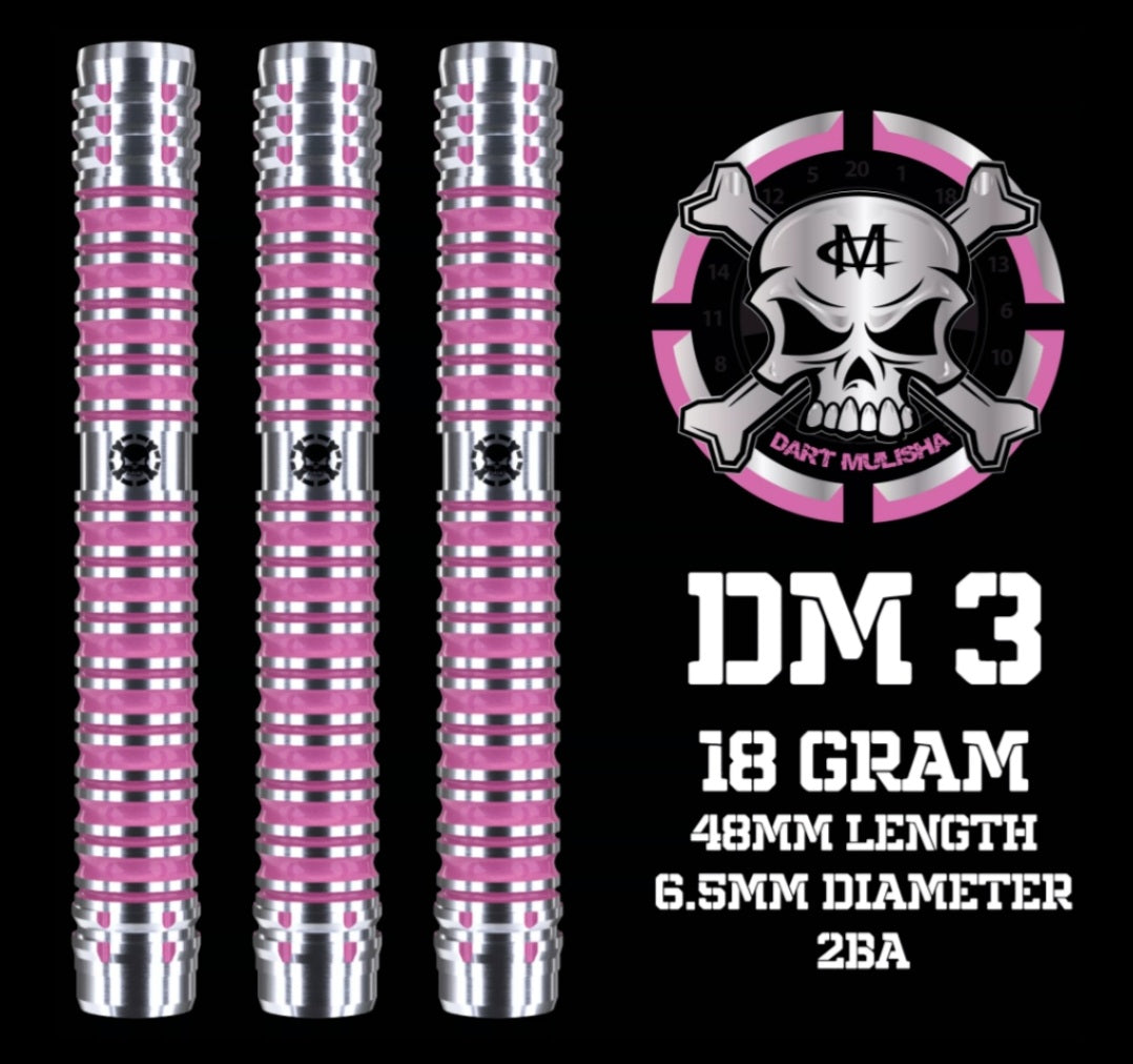 Pink DM3 18g dart barrels