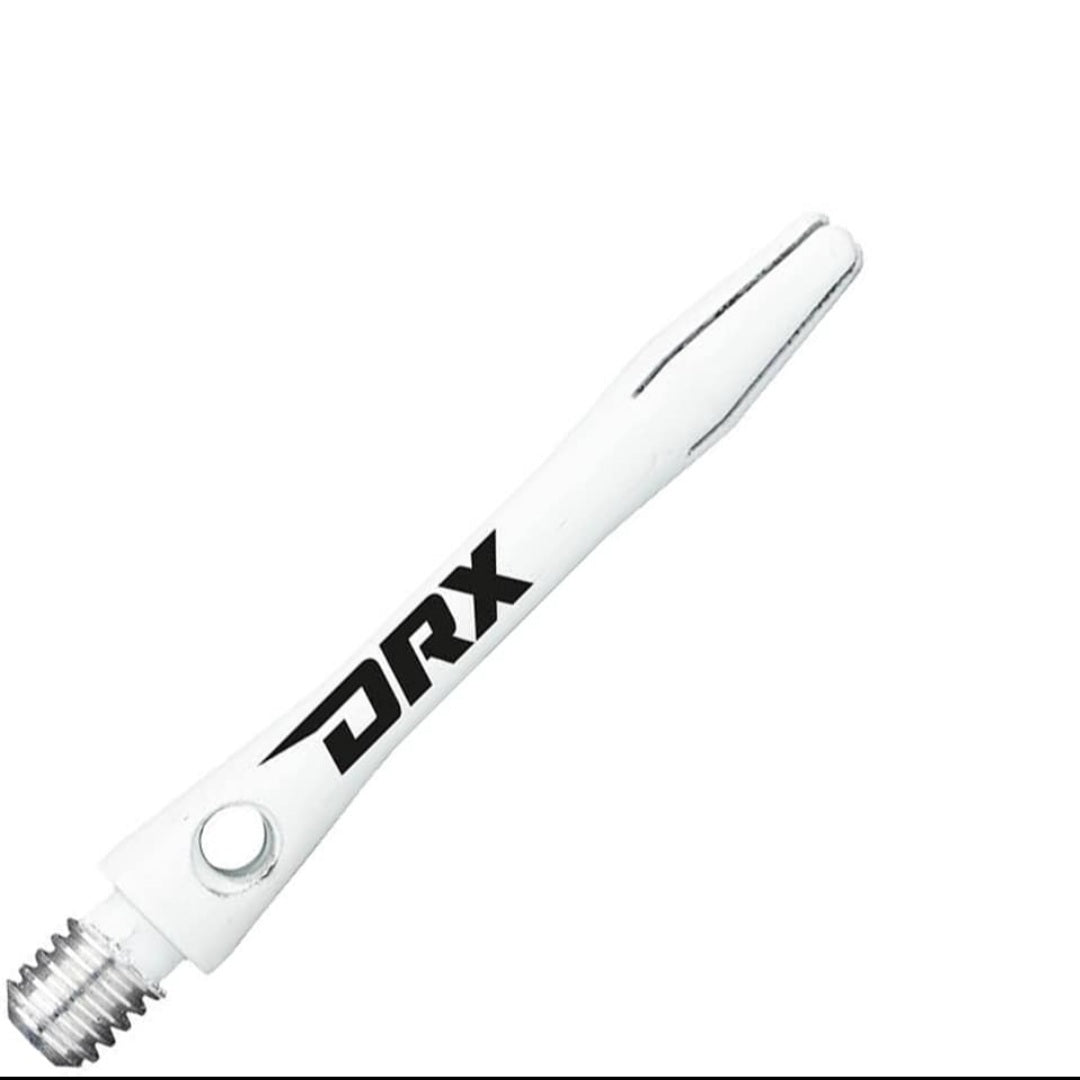 RED DRAGON DRX COATED ALUMINUM DART SHAFTS - SHORT WHITE