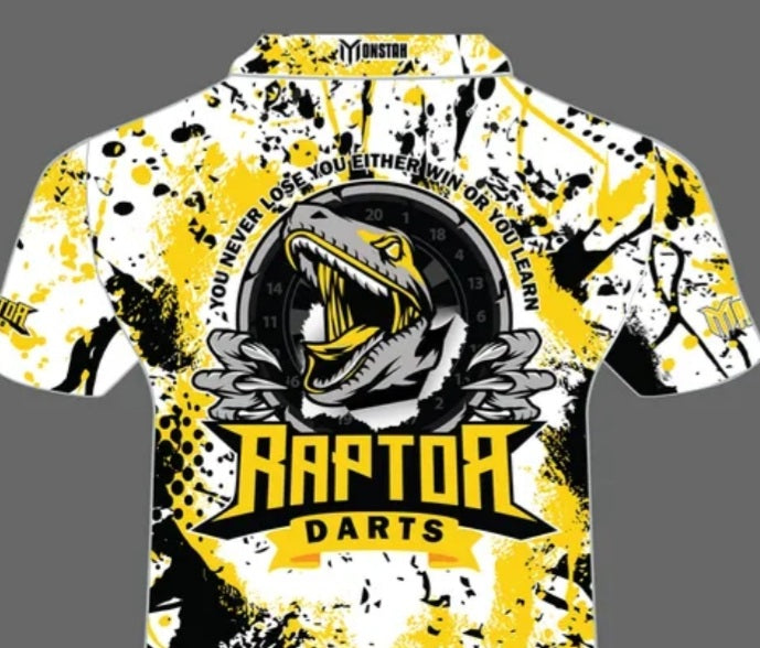 New Raptor Darts Color Splash Jerseys Pre-order Yellow