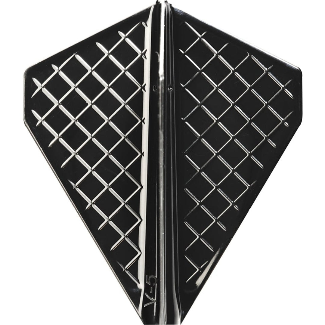 Fit Flight Pro Dart Flights - V Series - Black