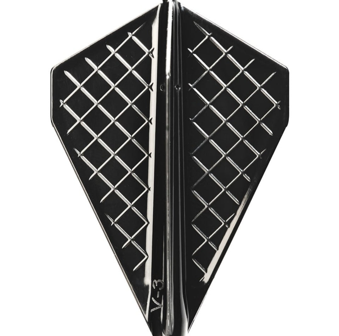 Fit Flight Pro Dart Flights - V Series - Black