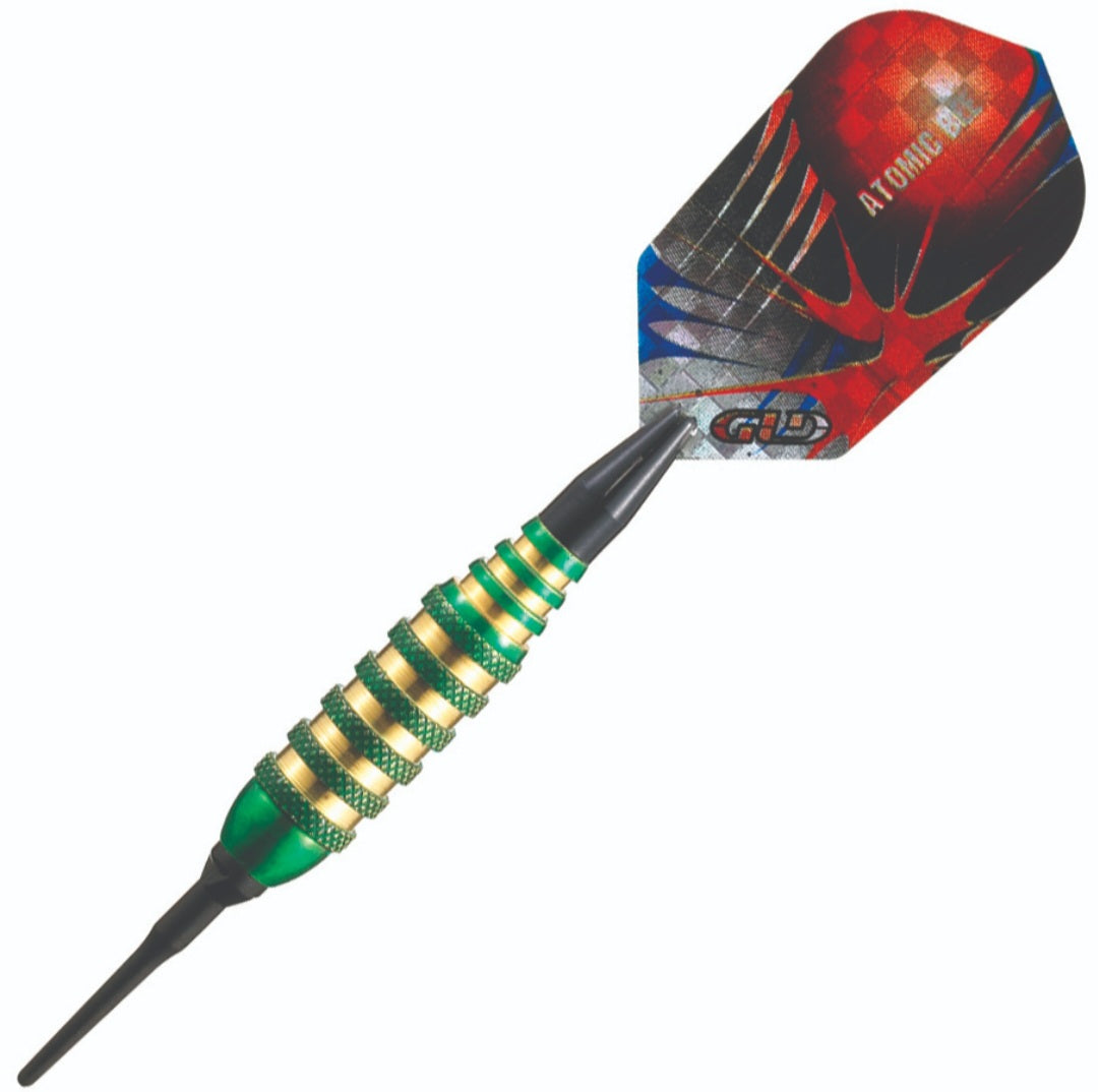 GLD Atomic Bee Green Soft Tip Darts - 16gm