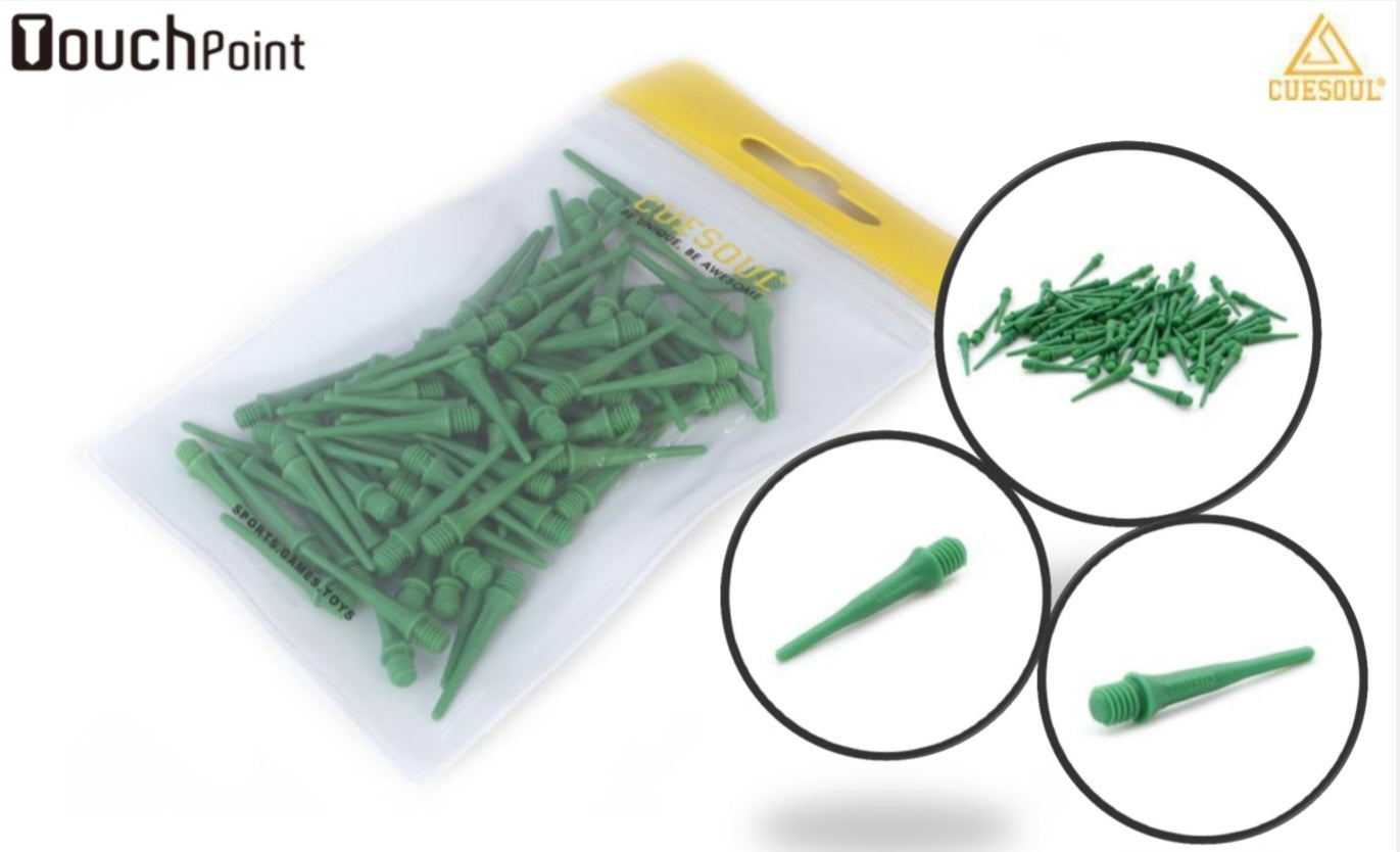 TOUCH-Point Short Soft Tips Dart Point 2BA