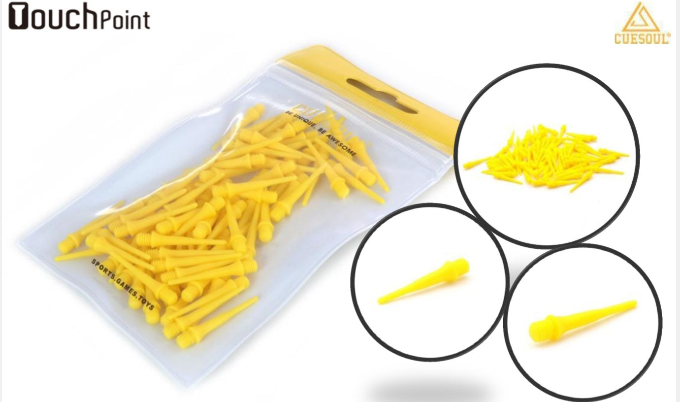 TOUCH-Point Short Soft Tips Dart Point 2BA
