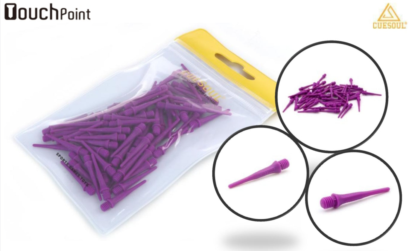 TOUCH-Point Short Soft Tips Dart Point 2BA